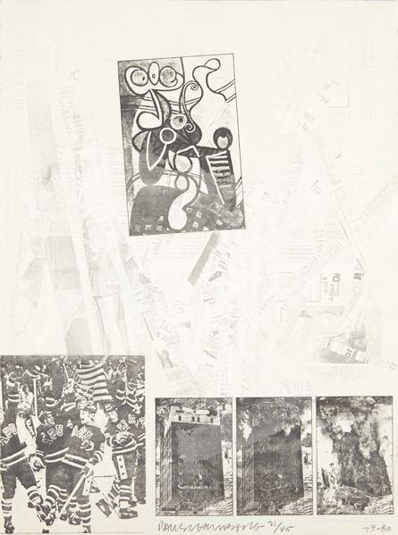 Robert Rauschenberg - After homage to Picasso-1980 Robert Rauschenberg - After homage to Picasso-1980