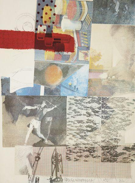 Robert Rauschenberg - Untitled (From The Thirteen Prints To Commemorate Anthology Film Archives)-1982 Robert Rauschenberg - Untitled (From The Thirteen Prints To Commemorate Anthology Film Archives)-1982