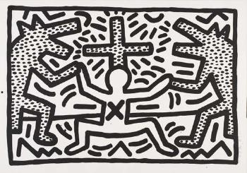 Keith Haring - Untitled-1982 Keith Haring - Untitled-1982