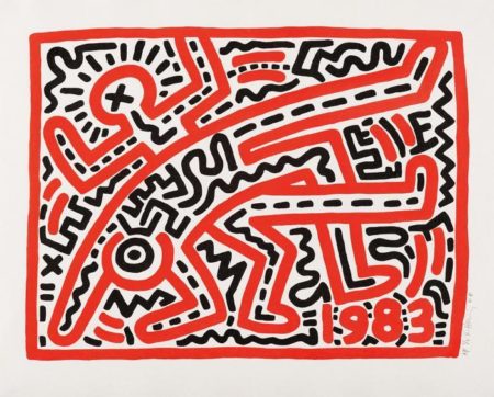 Keith Haring - Untitled-1983 Keith Haring - Untitled-1983
