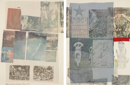 Robert Rauschenberg - People Have Enough Trouble Without Being Intimidated By An Artichoke/Back Out (From Suite of Nine Prints)-1979 Robert Rauschenberg - People Have Enough Trouble Without Being Intimidated By An Artichoke/Back Out (From Suite of Nine Prints)-1979