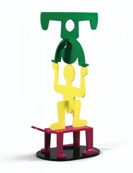Keith Haring - Sans Titre - Trois Acrobates-1986 Keith Haring - Sans Titre - Trois Acrobates-1986