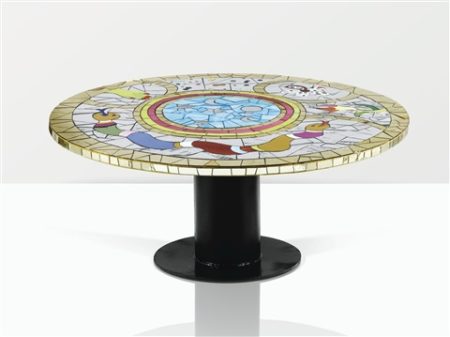 Table Basse Dite Table Ronde aux Serpents-1994 Table Basse Dite Table Ronde aux Serpents-1994