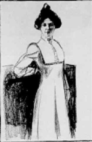 Portrat Martha Sandal / Portrait of Martha Sandal-1902 Portrat Martha Sandal / Portrait of Martha Sandal-1902