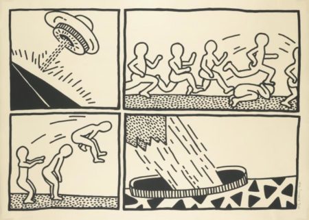 Keith Haring - The Blueprint Drawings (Littman p. 176)-1990 Keith Haring - The Blueprint Drawings (Littman p. 176)-1990