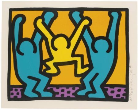 Keith Haring - Pop Shop I (L. Pp. 82-83)-1987 Keith Haring - Pop Shop I (L. Pp. 82-83)-1987