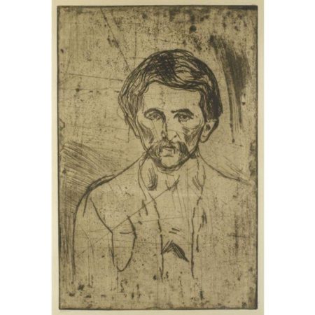 Arbeider med Bart / Worker With Moustache (Schiefler 201; Woll 233)-1903 Arbeider med Bart / Worker With Moustache (Schiefler 201; Woll 233)-1903
