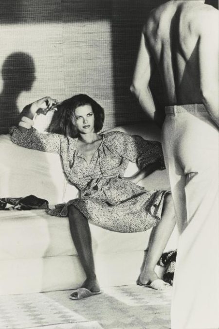Woman Examining Man, U. S. Vogue, St. Tropez-1975 Woman Examining Man, U. S. Vogue, St. Tropez-1975