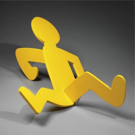 Keith Haring - Fallen man-1986 Keith Haring - Fallen man-1986