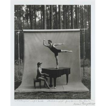 Mikhail Baryshnikov and Linda Dowdell, white Oak Dance Project-1990 Mikhail Baryshnikov and Linda Dowdell, white Oak Dance Project-1990