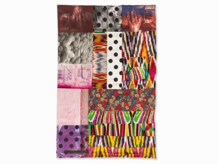 Robert Rauschenberg - Samarkand Stitches # IV (From Samarkand Stitches)-1988 Robert Rauschenberg - Samarkand Stitches # IV (From Samarkand Stitches)-1988