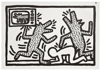 Keith Haring - Untitled-1982 Keith Haring - Untitled-1982
