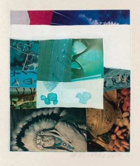 Robert Rauschenberg - Horsefeathers Thirteen (One Plate)-1972 Robert Rauschenberg - Horsefeathers Thirteen (One Plate)-1972