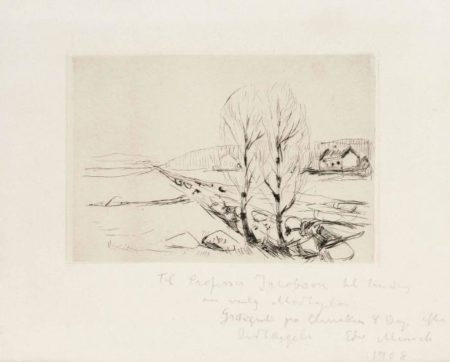 Norsk Landskap / Norwegian Landscape / Norwegische Landschaft (Schiefler 268; Woll 298)-1908 Norsk Landskap / Norwegian Landscape / Norwegische Landschaft (Schiefler 268; Woll 298)-1908
