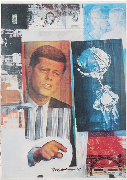 Robert Rauschenberg - Kennedy-1965 Robert Rauschenberg - Kennedy-1965