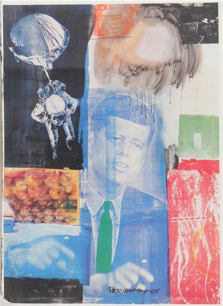 Robert Rauschenberg - Kennedy-1965 Robert Rauschenberg - Kennedy-1965
