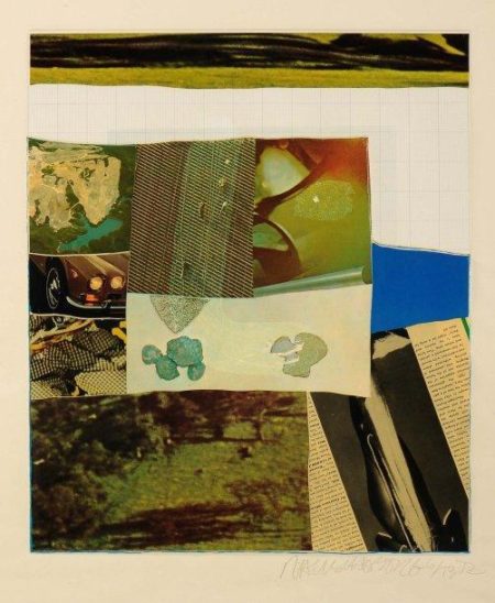 Robert Rauschenberg - Horsefeathers Thirteen (One Plate)-1972 Robert Rauschenberg - Horsefeathers Thirteen (One Plate)-1972