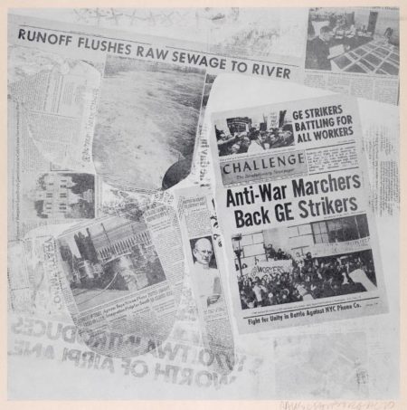 Robert Rauschenberg - Features from Currents-1970 Robert Rauschenberg - Features from Currents-1970