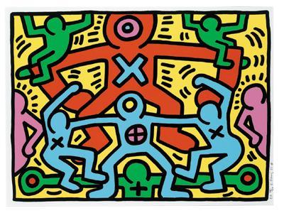 Keith Haring - Ohne Titel-1985 Keith Haring - Ohne Titel-1985