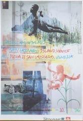 Robert Rauschenberg - Rauschenberg at San Lazzaro Island (Exhibition poster)-1996 Robert Rauschenberg - Rauschenberg at San Lazzaro Island (Exhibition poster)-1996