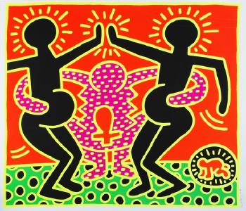 Keith Haring - Ohne Titel-1983 Keith Haring - Ohne Titel-1983