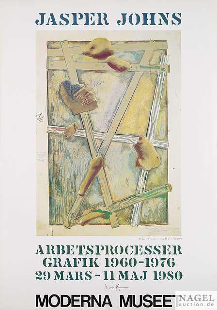 Jaspar Johns - Arbetsprocesser-1980 Jaspar Johns - Arbetsprocesser-1980
