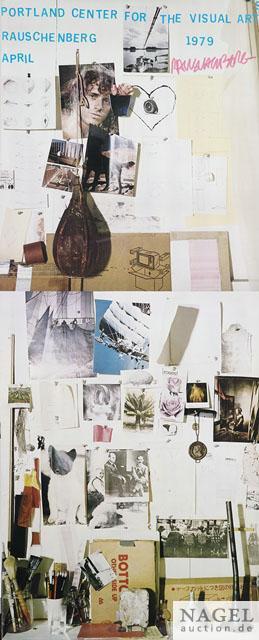 Robert Rauschenberg - Portland Center of Art (Exhibition poster)-1979 Robert Rauschenberg - Portland Center of Art (Exhibition poster)-1979