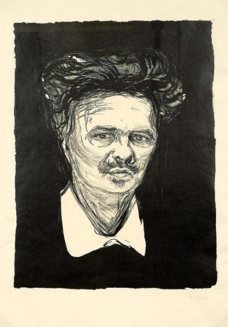 August Strindberg / Portrait August Strindberg (W. 66; Sch. 77)-1896 August Strindberg / Portrait August Strindberg (W. 66; Sch. 77)-1896