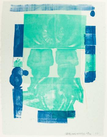 Robert Rauschenberg - Castle (From Romances)-1977 Robert Rauschenberg - Castle (From Romances)-1977
