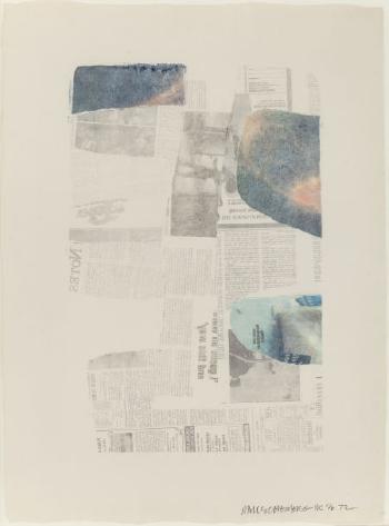 Robert Rauschenberg - Untitled Press-1972 Robert Rauschenberg - Untitled Press-1972