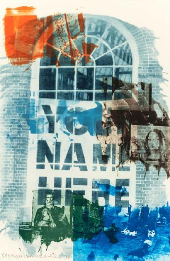 Robert Rauschenberg - Blanco (from the Ground Rules series)-1996 Robert Rauschenberg - Blanco (from the Ground Rules series)-1996