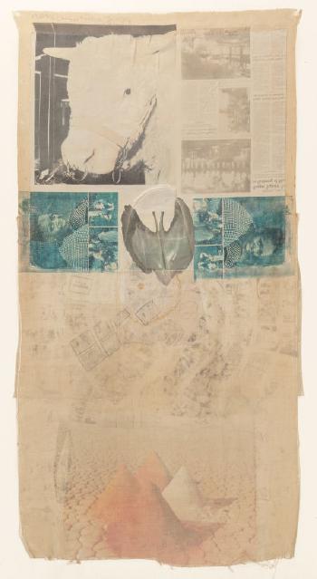 Robert Rauschenberg - Ringer State (From Hoarfrost Editions)-1974 Robert Rauschenberg - Ringer State (From Hoarfrost Editions)-1974