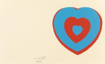Coeurs Volants (Fluttering Hearts) (Arturo Schwarz 446 c)-1961 Coeurs Volants (Fluttering Hearts) (Arturo Schwarz 446 c)-1961