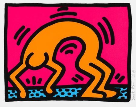 Keith Haring - Pop Shop II-1988 Keith Haring - Pop Shop II-1988