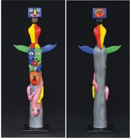 Totem du roi de pecheurs-2000 Totem du roi de pecheurs-2000