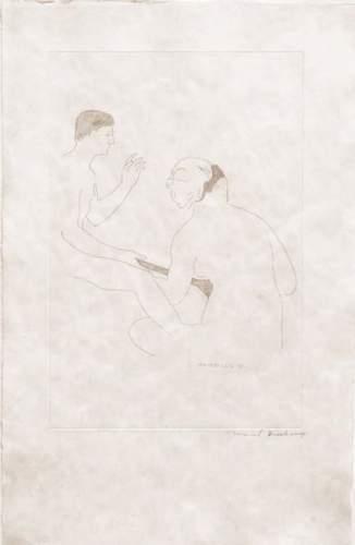 Morceaux choisis d'apres Ingres I (1st state) Schwarz 646b-1968 Morceaux choisis d'apres Ingres I (1st state) Schwarz 646b-1968