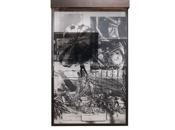 Robert Rauschenberg - Sling Shot Lit # 3 (Black State)-1985 Robert Rauschenberg - Sling Shot Lit # 3 (Black State)-1985