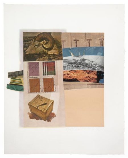 Robert Rauschenberg - Horsefeathers Thirteen (One Plate)-1972 Robert Rauschenberg - Horsefeathers Thirteen (One Plate)-1972