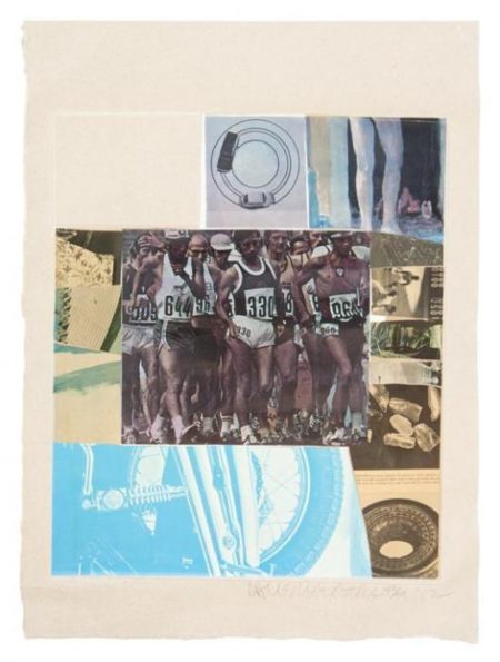 Robert Rauschenberg - Horsefeathers Thirteen (One Plate)-1972 Robert Rauschenberg - Horsefeathers Thirteen (One Plate)-1972