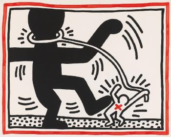Keith Haring - Untitled 2-1985 Keith Haring - Untitled 2-1985