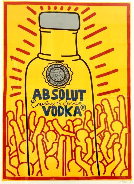 Keith Haring - Absolut-1986 Keith Haring - Absolut-1986