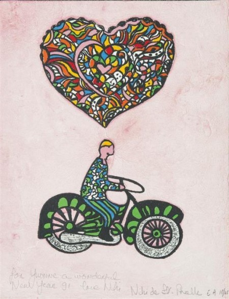 Motocyclette coeur-1990 Motocyclette coeur-1990