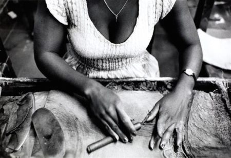 Worker Rolling Cigar, Cuba-1988 Worker Rolling Cigar, Cuba-1988