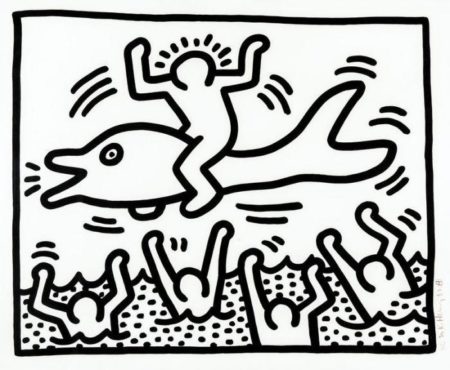 Keith Haring - Untitled-1987 Keith Haring - Untitled-1987