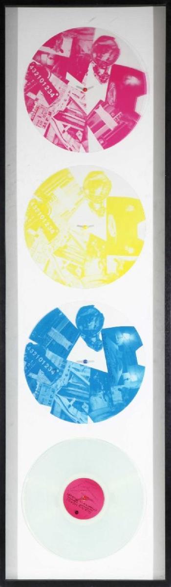 Robert Rauschenberg - Speaking in tongues (Talking Heads Record)-1983 Robert Rauschenberg - Speaking in tongues (Talking Heads Record)-1983