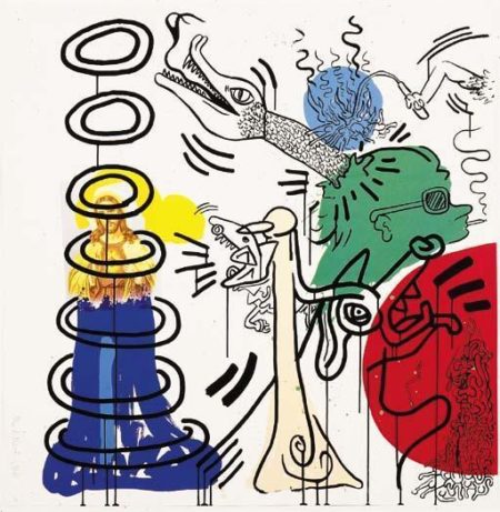Keith Haring - Apocalypse: Eight Plates-1988 Keith Haring - Apocalypse: Eight Plates-1988