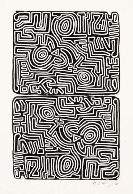 Keith Haring - The Labyrith-1989 Keith Haring - The Labyrith-1989