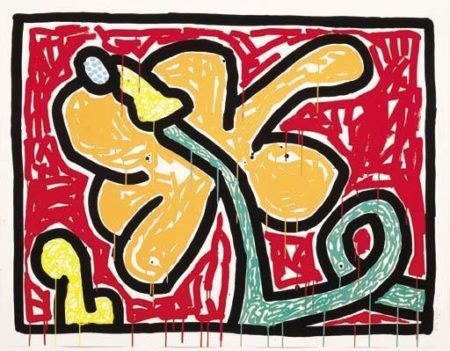 Keith Haring - Flower Suite-1990 Keith Haring - Flower Suite-1990