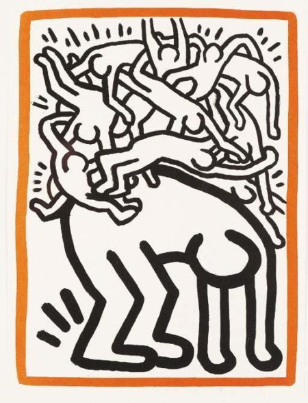 Keith Haring - Fight Aids Worldwide-1990 Keith Haring - Fight Aids Worldwide-1990