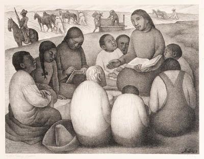 Escuela al aire libre-1932 Escuela al aire libre-1932
